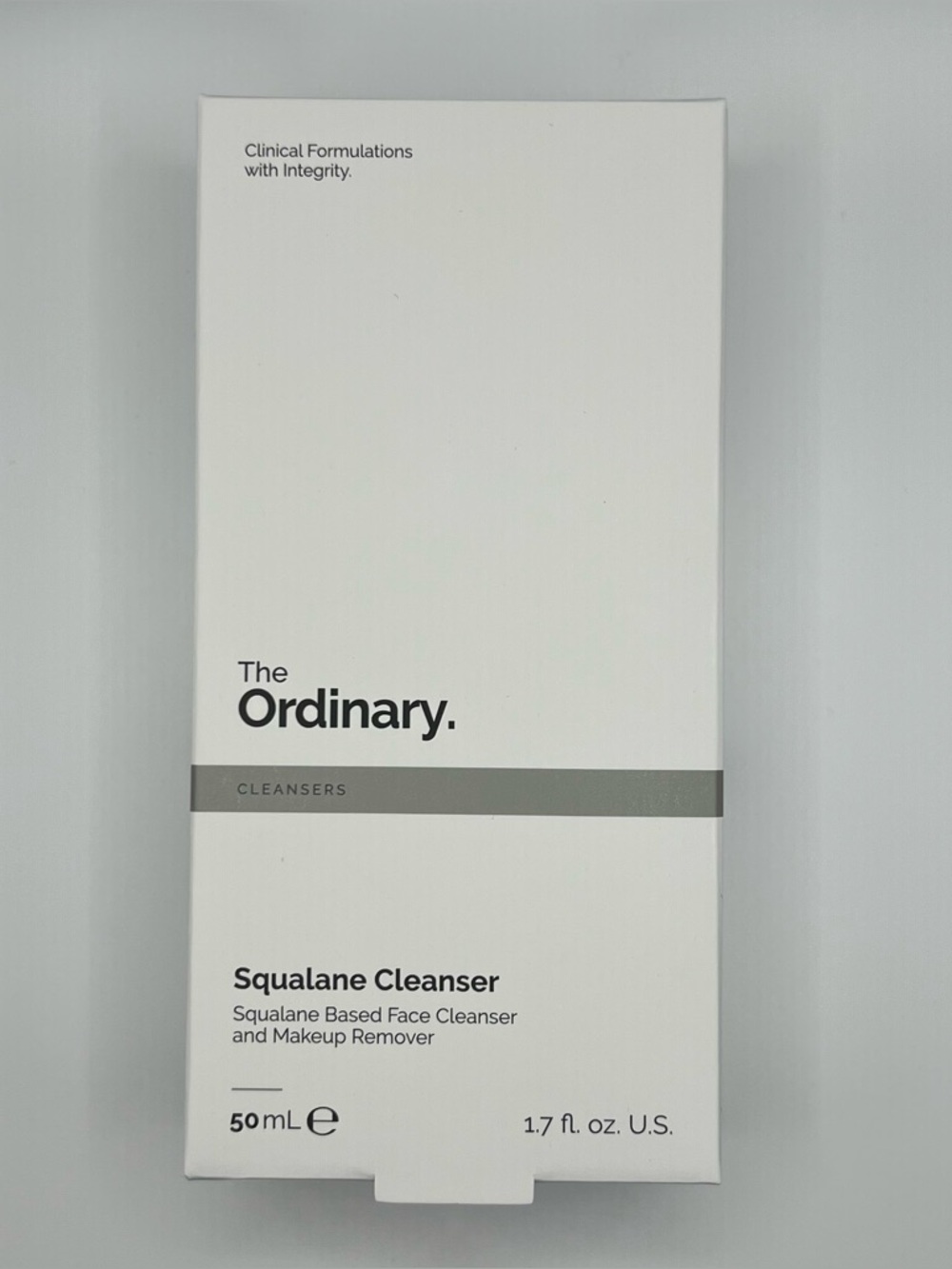 NWT / NIB THE ORDINARY Squalane Cleanser Hydrating Makeup Remover 1.7oz